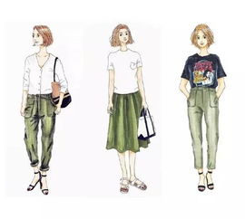美女插画师手绘时尚服饰,为您的春夏搭配提供灵感